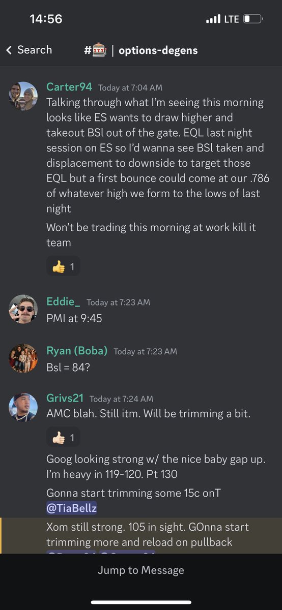 ulls55's tweet photo. The morning thesis was pretty spot on today $ES_F wasn’t able to trade with the team cause of work but I know the team killed it 💰 @big_wick_trades https://t.co/fiGiM2rRkw