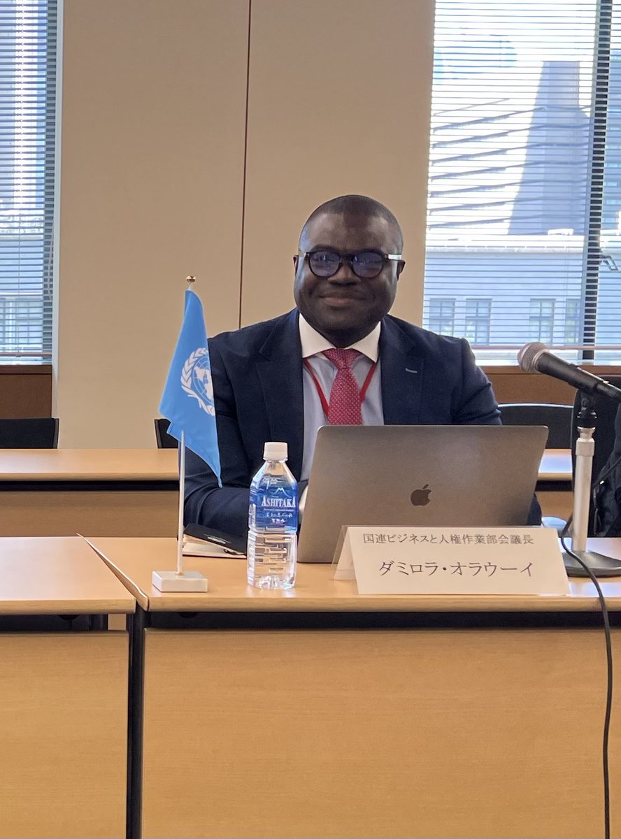 dsolawuyi's tweet photo. I arrived in Japan for the official country visit of the UN Working Group on Business and Human Rights @WGBizHRs from 24 July to 4 August.
More information: https://t.co/9bgXkWToOE
Translation: https://t.co/C722UYoyf7 https://t.co/hlugGkwabl
