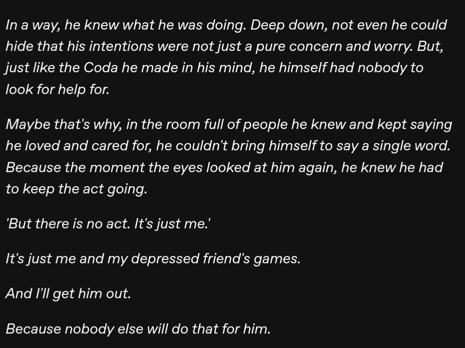 shinakazami1's tweet image. I&apos;ve been writing #TheBeginnersGuide #TBG snippets and posting them on tumblr since twitter (x??) been sillier of late but have one of the shorter ones