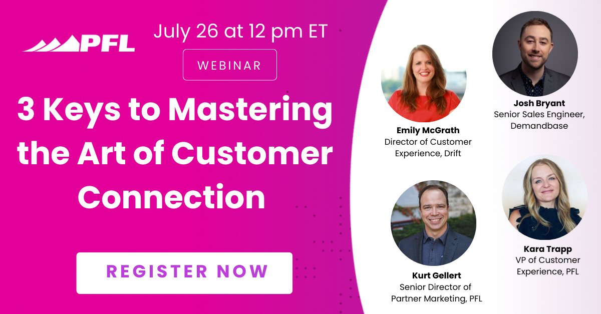 In just TWO DAYS...Learn How to Better Connect with Customers and Prospects. Join industry experts and discover the three keys to customer connection. Claim your seat: okt.to/bYft8d #marketingwebinars #masterclass #directmail #creativemarketing