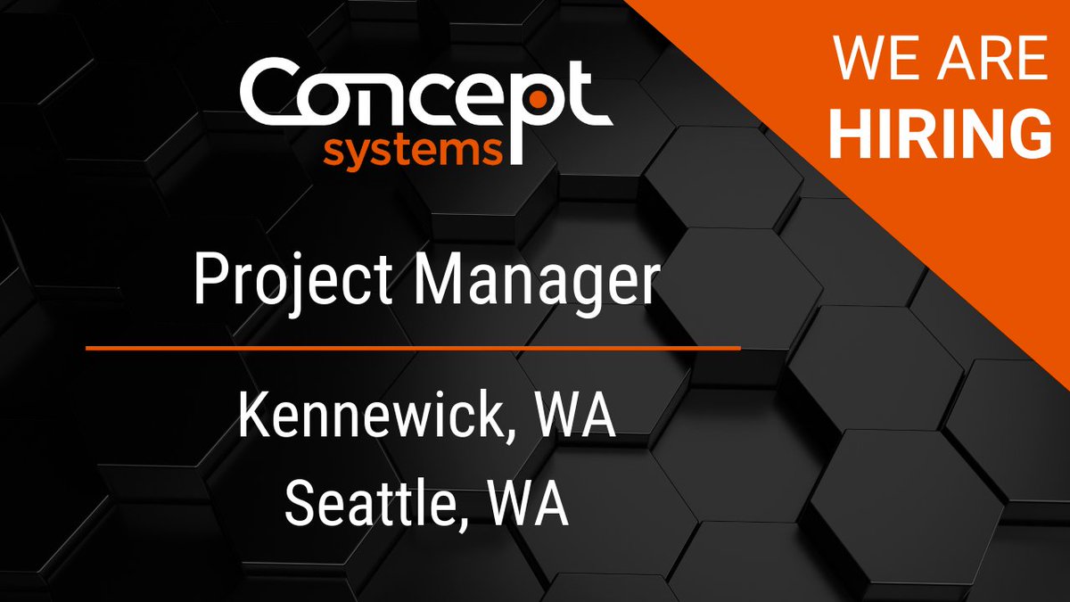 Concept_Systems's tweet image. 🔍 Job Opportunity: Project Manager at Concept Systems
📍  Washington – Tri-Cities &amp;amp; Seattle

hubs.la/Q01YHL1t0

#ConceptSystems #ProjectManager #Engineering #JobOpening #nowhiring #tricitiesjobs #seattlejobs #pnwjobs #projectmanagement #systemintegration #manager