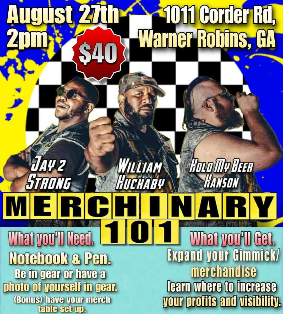 CALLING ALL WORKERS &amp; PROMOTERS!

Allstar Special brings one of their famous MERCHINARY seminars to GIPW! See the information below. Any questions or messages for tickets will be forwarded to them.