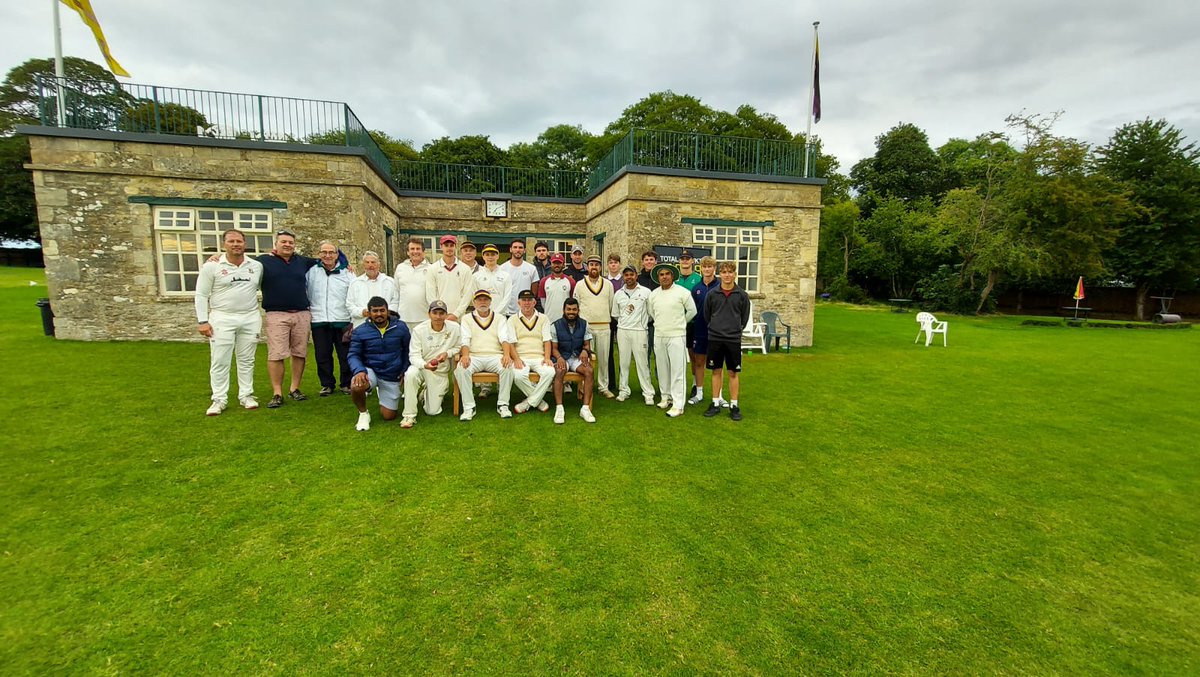 WRidsdale's tweet photo. @GlosGCC 
Great day playing South Oxford Amateurs today at Stowell Park. We dodged the weather and managed a 35 over game with the Gipsies winning in the last over of the penultimate ball of the game. Well done all for the day. https://t.co/CUlVzKsM51