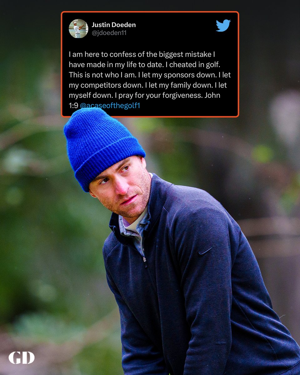 GolfDigest's tweet photo. Justin Doeden admits to cheating at a PGA Tour Canada event.

Full story: https://t.co/BHIs46LHCz https://t.co/hUFjqggnYV
