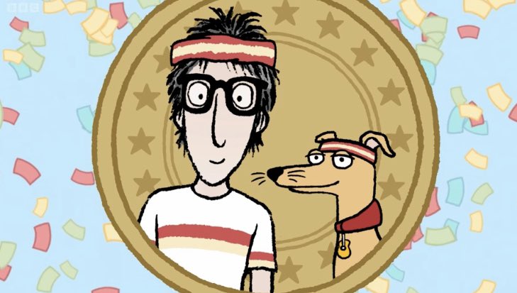 Well played <a href="/OfficialBlueyTV/">Official Bluey TV</a> what a match ! Norman and I will be parading through Oxford in an open top caravan tomorrow. 🏆 ⚽️ thanks <a href="/happyfamilyhub/">Happy Family Hub</a> for a really fun competition and to all the popcast fans wow, you were amazing ! 🎉 🤓 🐾 ⚽️ 🥅