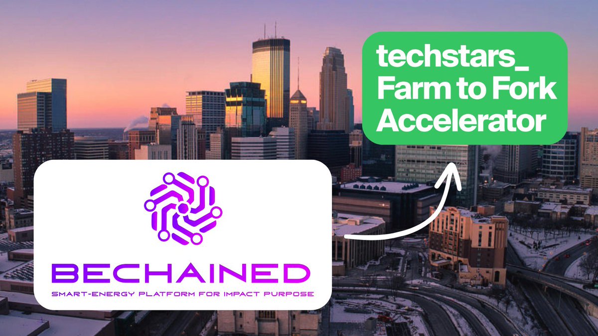 Welcome <a href="/be_chained/">BeChained</a> to the 2023 Farm to Fork Accelerator by <a href="/Techstars/">Techstars</a>! ⚡️

BeChained helps business energy consumers, who have no control over the energy market price, to reduce energy costs - cutting 19% on energy consumption and CO2 emissions. 

bechained.com