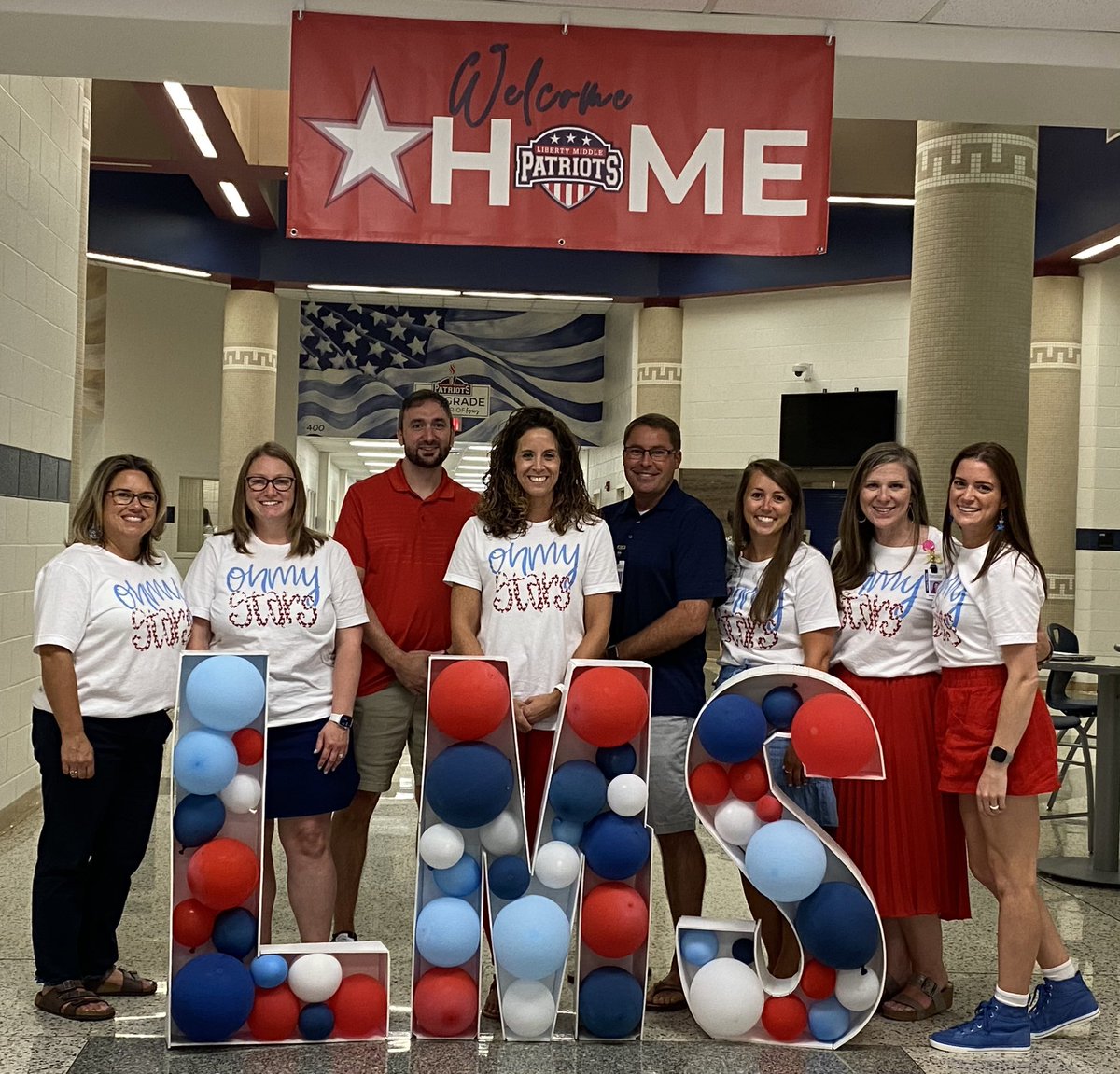 OH MY STARS! What a day welcoming new Patriots HOME with this crew ❤️
