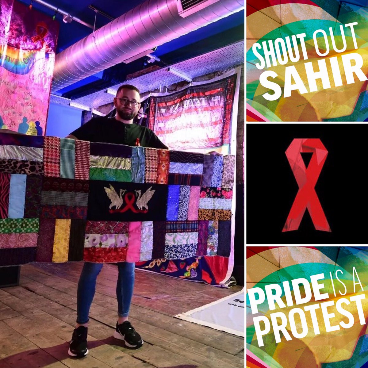 SahirHouse's tweet photo. #historymatters 

One of the central reasons we march at Pride every year is to show support for local people living with HIV and to commemorate those who we have lost to HIV-related illness.

We protest against the stigma and discrimination faced by people living with HIV. https://t.co/EDjdXG25LY