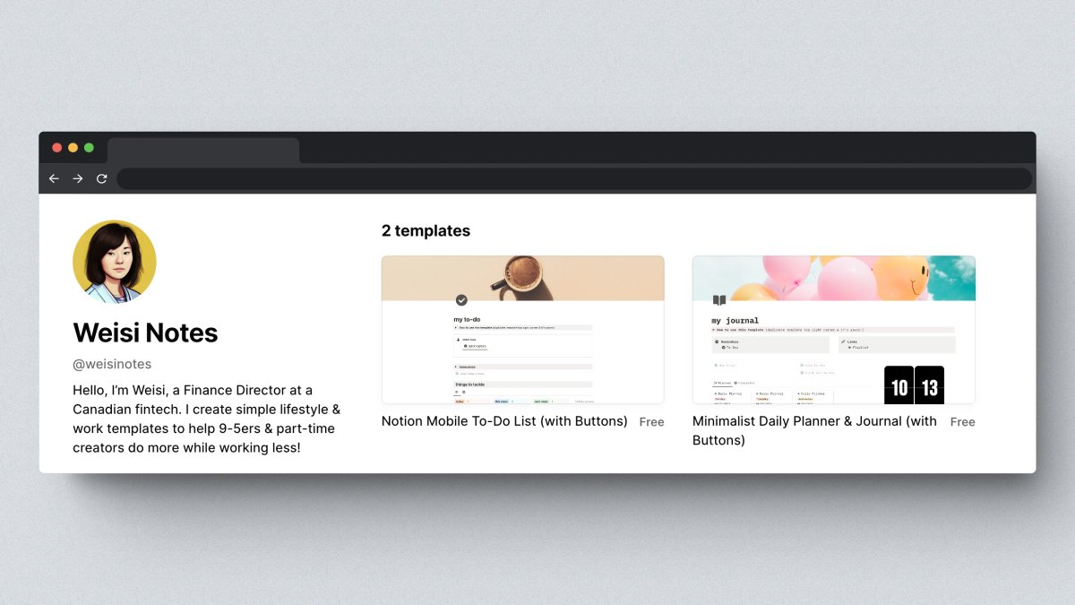 WeisiNotes's tweet image. Finally took the time to upload to Notion Templates.

So far not seeing much traffic flowing in yet.

Is it one of the main traffic source for you?