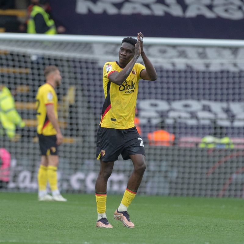 WatfordFC's tweet photo. ℹ️ We can confirm Ismaïla Sarr has completed a permanent transfer to French side Olympique de Marseille for an undisclosed fee.

Thank you and good luck, Isma. 💛
