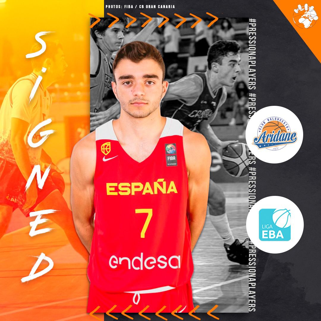 PressionaMgmt's tweet photo. 🇪🇦 SPAIN / EBA
✍️ Javi González signs with Aridane
¡Mucha suerte en esta nueva etapa!
_____
#PressionaPlayers ⚒️
#PressionaDNA 🧬 https://t.co/UX4ZFewNQg