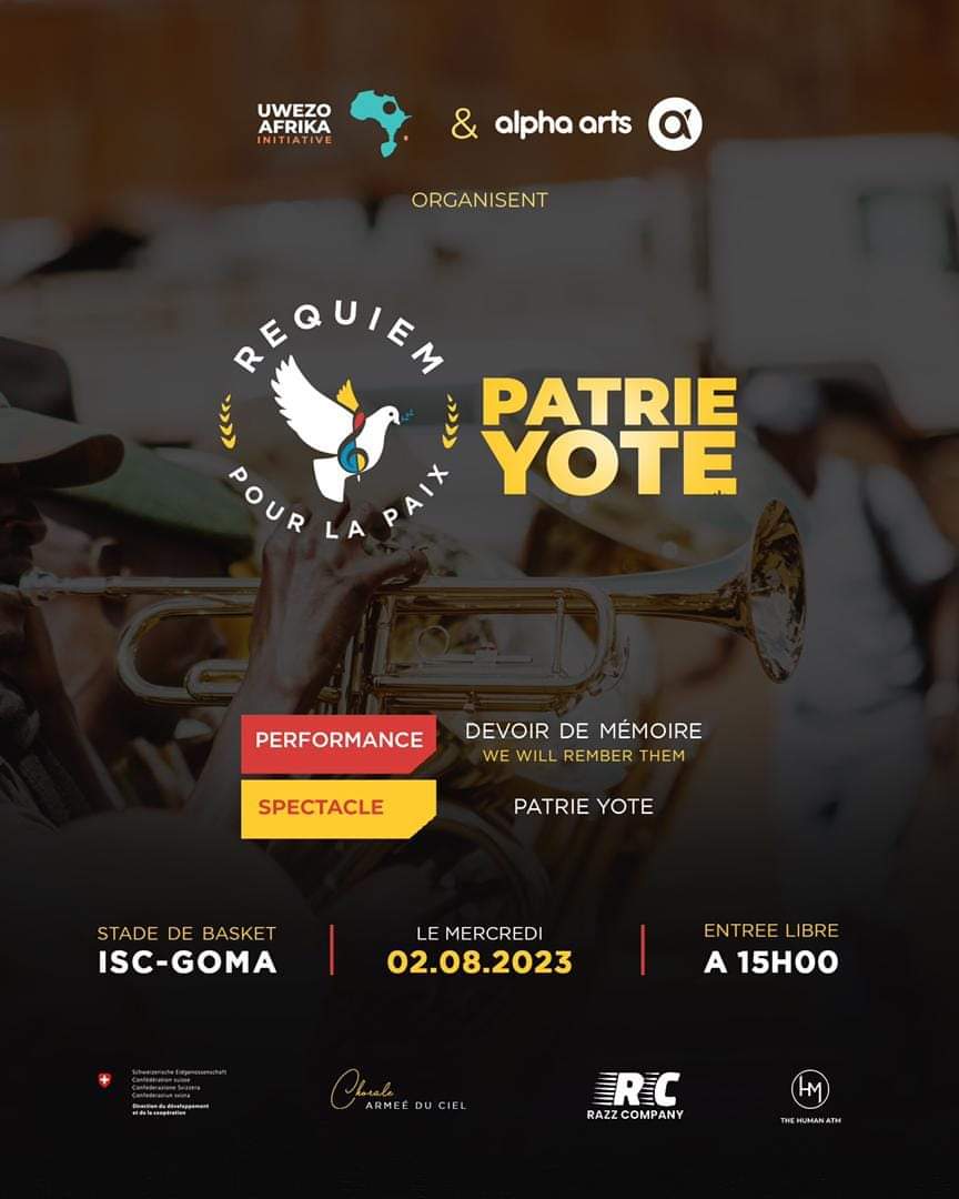 AfricaUwezo's tweet photo. #Goma nous avons aussi pensé à vous. Venez nombreux et recueillons nous ensemble.
#requiempourlapaix
#devoirdememoire #devoirdejustice
#Genocost
#nelesoublionspas
#patrieyote
#uwezoafrikainitiative https://t.co/LAp9puJa9R