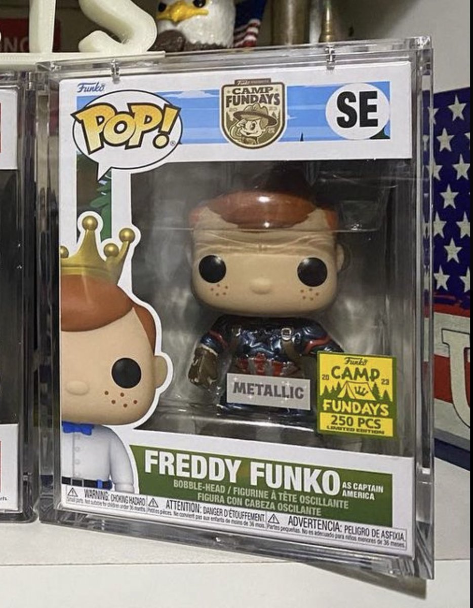 xXLO23's tweet photo. @funkofinderz I see no shield on the in person one https://t.co/DsH9j6ql0X