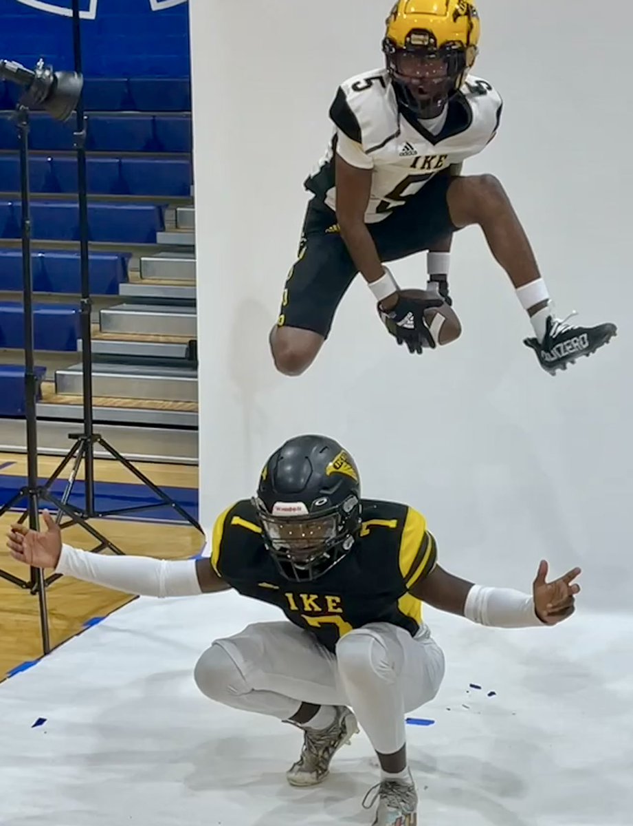 Thank you <a href="/vypehouston/">VYPE Houston</a> for hosting BigIKE🏈 and Eisenhower Athletics🦅 for Media Day 📸. Our student-athletes are locked and loaded for Fall 2k23. #SWOOP