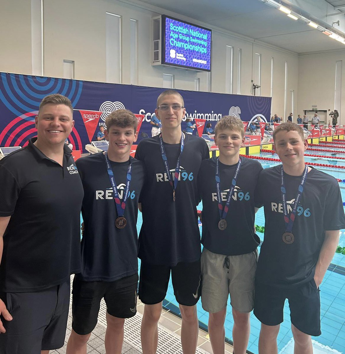 REN96 Swim Team (@ren96swim) on Twitter photo Good 🍀 to Adam, Tom, Magnus & Harry for the 1st of 2 relays in Sheffield tomorrow 🏊🏼♂️🏊🏼♂️🏊🏼♂️🏊🏼♂️
Our Fab Four will compete in the 4x200m free after qualifying in a fantastic race at SNAGs in Aberdeen in April with a🥉
Enjoy and swim fast 👊 #GOREN96 <a href="/ScottishSwim/">Scottish Swimming</a> <a href="/britishswimming/">Aquatics GB</a> Good 🍀 to Adam, Tom, Magnus & Harry for the 1st of 2 relays in Sheffield tomorrow 🏊🏼♂️🏊🏼♂️🏊🏼♂️🏊🏼♂️
Our Fab Four will compete in the 4x200m free after qualifying in a fantastic race at SNAGs in Aberdeen in April with a🥉
Enjoy and swim fast 👊 #GOREN96 <a href="/ScottishSwim/">Scottish Swimming</a> <a href="/britishswimming/">Aquatics GB</a>