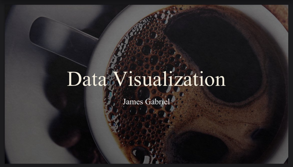 RT @thenaijacarguy: Slides from day 11 of the Data Analytics Bootcamp

Data Visualization https://t.co/P4MNK16yvz