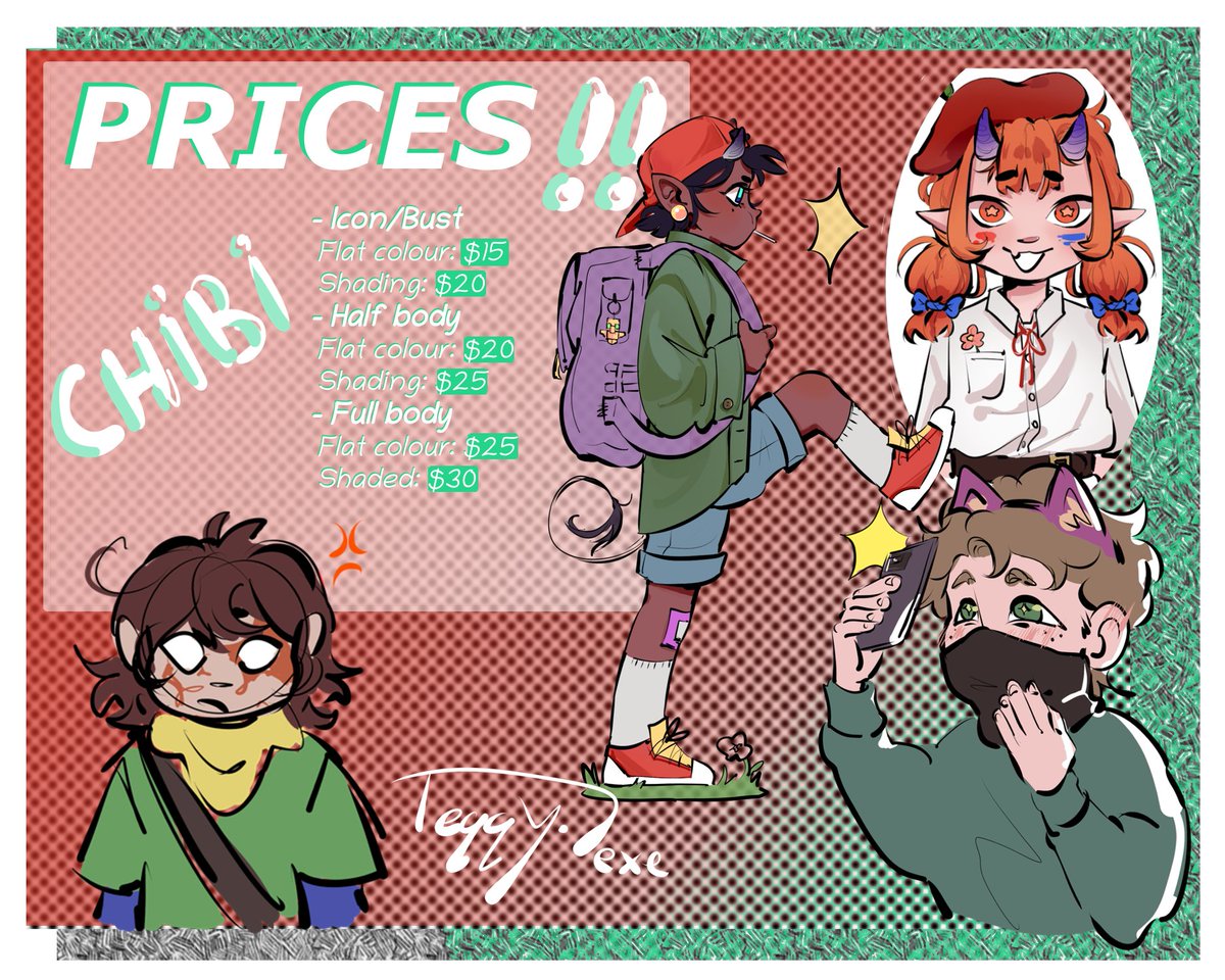 heckurda's tweet photo. COMMISSION RATES COMMISSION RATES ‼️‼️

#commissionsopen #commissions #qsmpfanart https://t.co/gftxkjq3mB