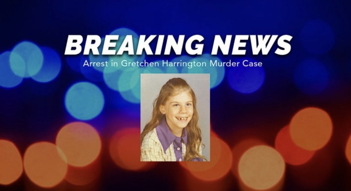 AngelineDC's tweet photo. Nearly 48 years after 8-year-old Gretchen Harrington was abducted and murdered in Pennsylvania, an arrest is made in Georgia. Thank you to LE for never giving up! https://t.co/HAVcy8Qsvx #GretchenHarrington @MissingKids https://t.co/sKkK0127yi