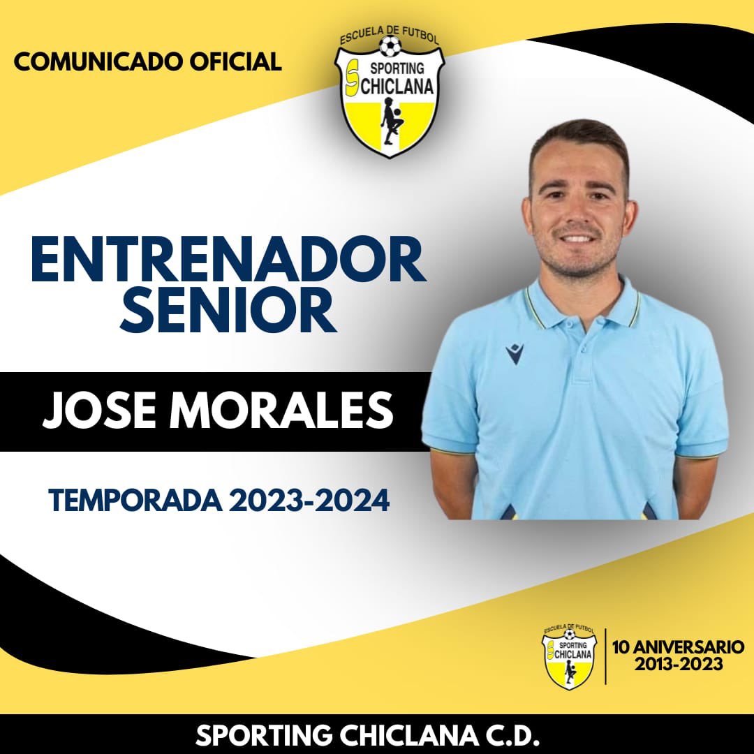 Comenzamos con la presentación de nuestros entrenadores y lo hacemos con <a href="/josemoralesca12/">Jose Morales</a> nuestro entrenador del nuevo equipo Senior para esta temporada 2023/2024. 

Mucha suerte equipo!!! 💪💛