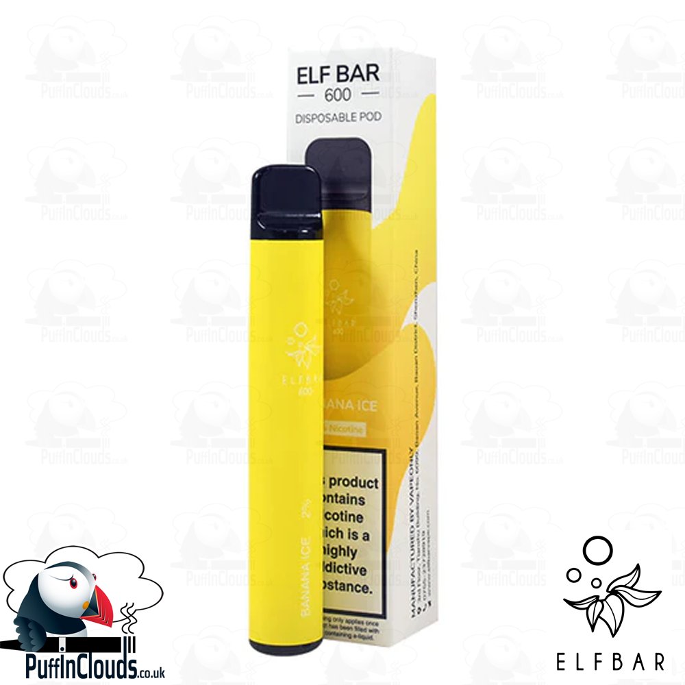 Banana Ice ELFBAR 600 Disposable Pod is a sensational mellow yet minty, balanced blend of creamy, ripe banana with a refreshing hint of cooling ice. 3 for £12 at Puffin Clouds UK Any 3 for £12!!! #puffinclouds #elfbar600
puffinclouds.co.uk/product/banana…