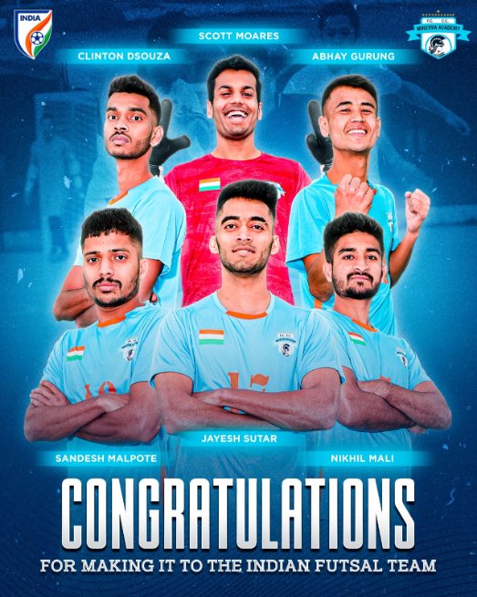 Minerva Academy Football Club on X: A synonym for talent hub!😎 Proud to  have 6️⃣ of our #Minervans who make their way to the Indian National Futsal  Team! 💪🏻 #MAFC #Warriors #TheFactory #
