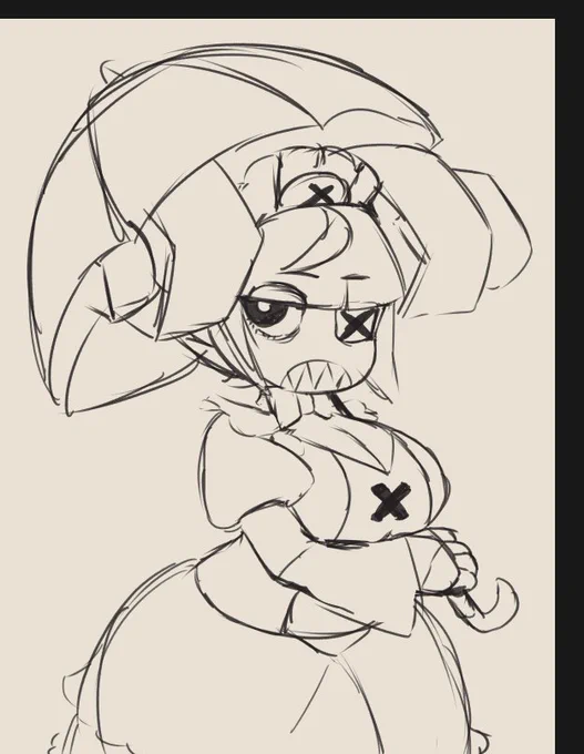 #wip here are some ocs the Bee girl is an old the gothic ghoul ghost is new.