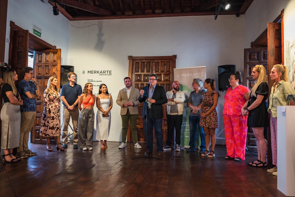 AnaSalazarTFE's tweet photo. El pasado viernes 21 estuve presente en la inauguración de la exposición “MERKARTE EXPO EN GIRA” en el Museo de Arte Contemporáneo Eduardo Westerdahl-MACEW, Puerto
de la Cruz. Una firme apuesta por la juventud y el talento local de la isla de Tenerife
#CabildodeTenerife
#Merkarte https://t.co/UZVusrgdf2