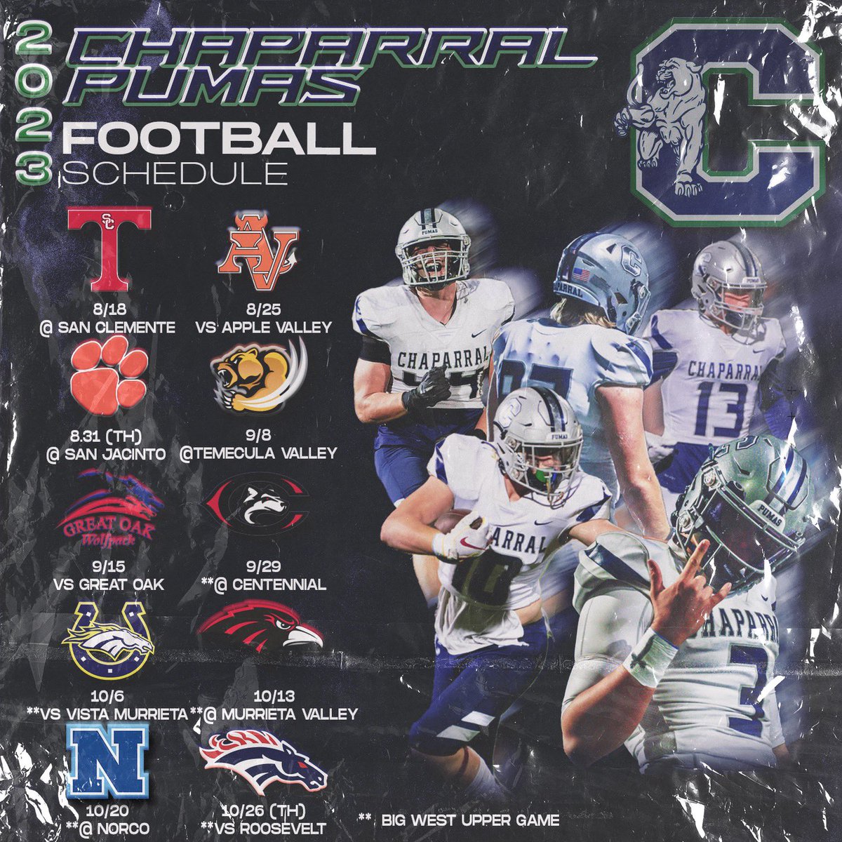 Chaparral Puma Football tweet media