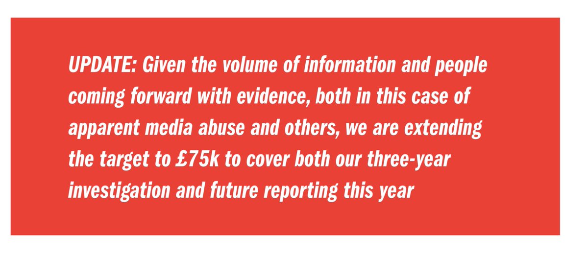 Our investigation into #MediaToo abuses of power is now being extended. As well as catching up for the last 3 years of research into the #MartinBranning, we have so many new leads and sources we are crowdfunding for the year ahead. Do get in contact subscribe.bylinetimes.com/mediatoo/