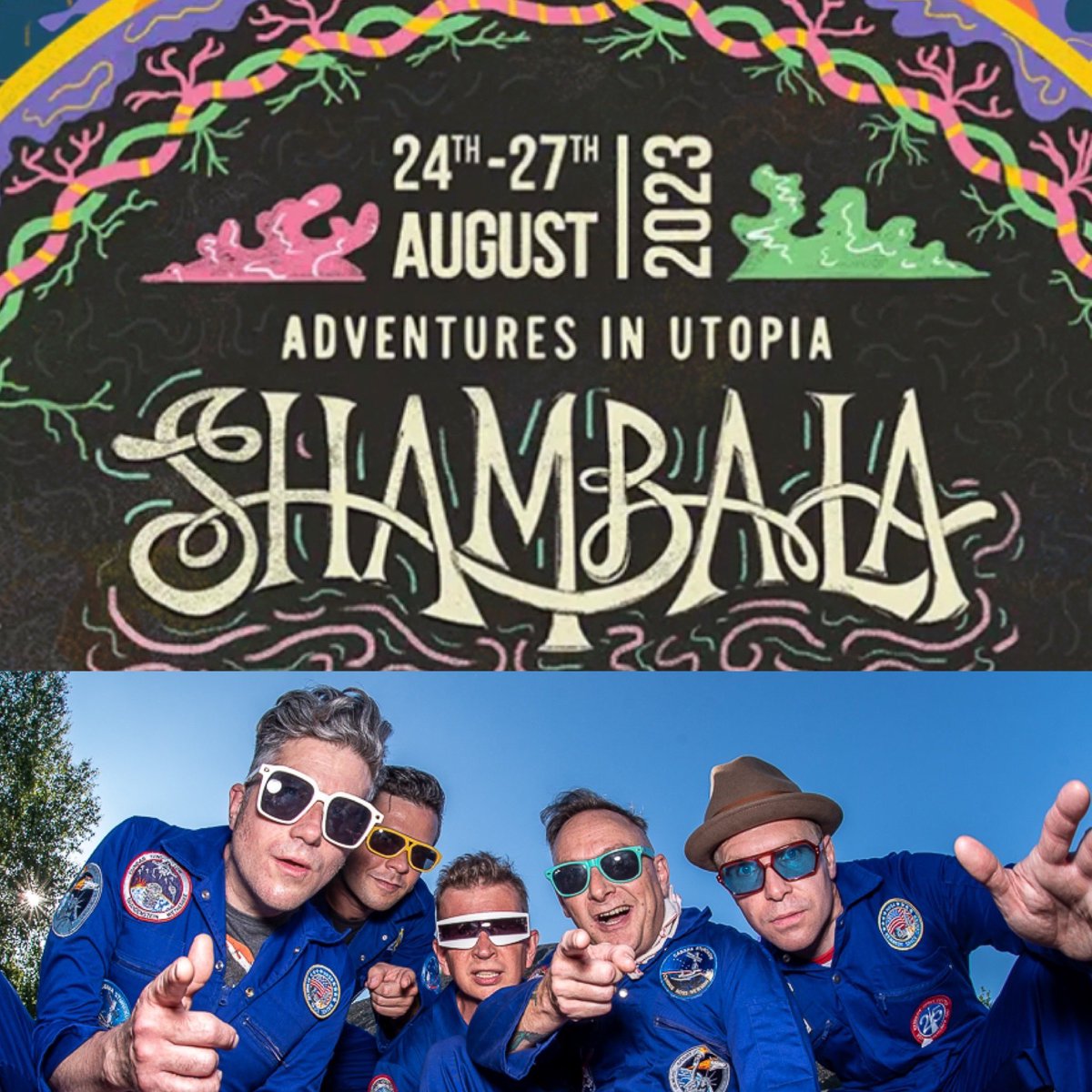 #shambala August 25th. Friday night ! Lots of ace bands .. Fun galore. #psychobilly #festival #needatent