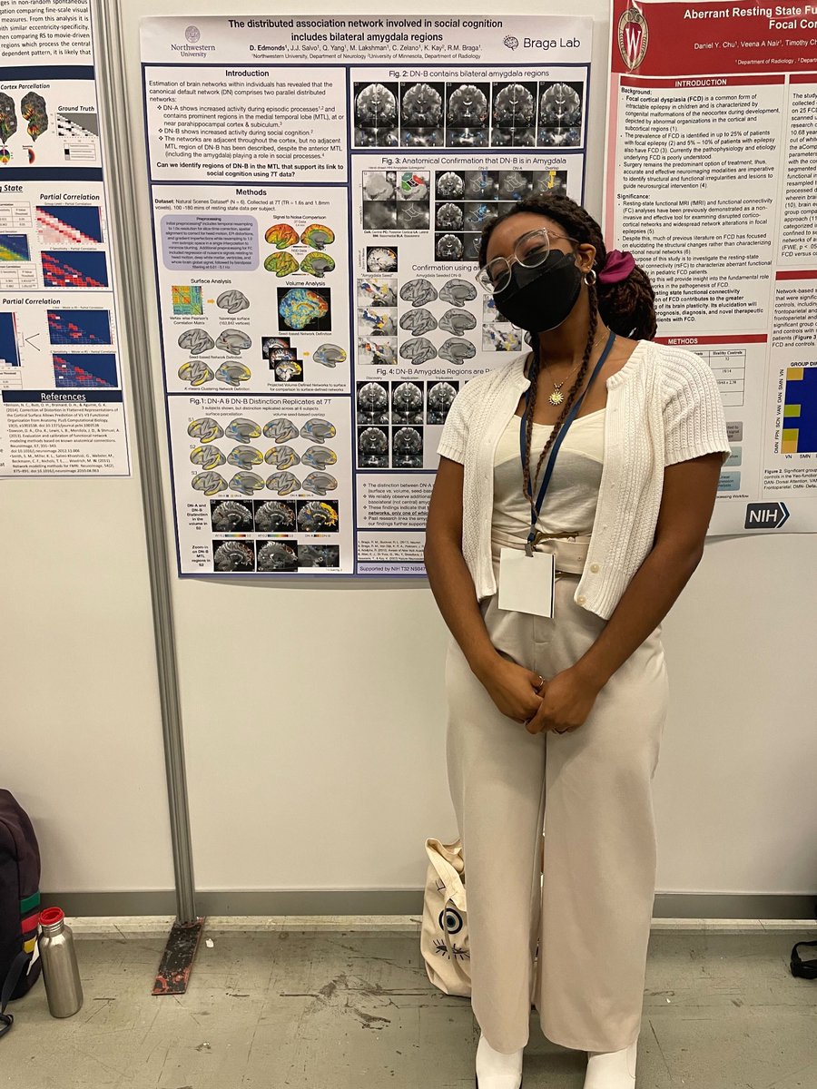 Happy #BINW23 🤸🏾‍♀️✨ 

hi, i’m donnisa and i’m a third year ph.d. candidate at northwestern studying functional networks and social cognition! looking forward to a great black in neuro week 🥳