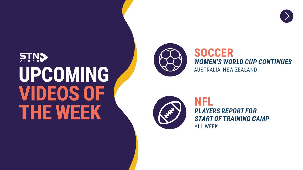 With the Women’s World Cup breaking viewership records and The NFL Training Camp giving football fans the first look at their favorite team, the STN Video Library is PACKED this week with videos your users will love. #onlinevideo #womensworldcup2023 #nfltrainingcamp