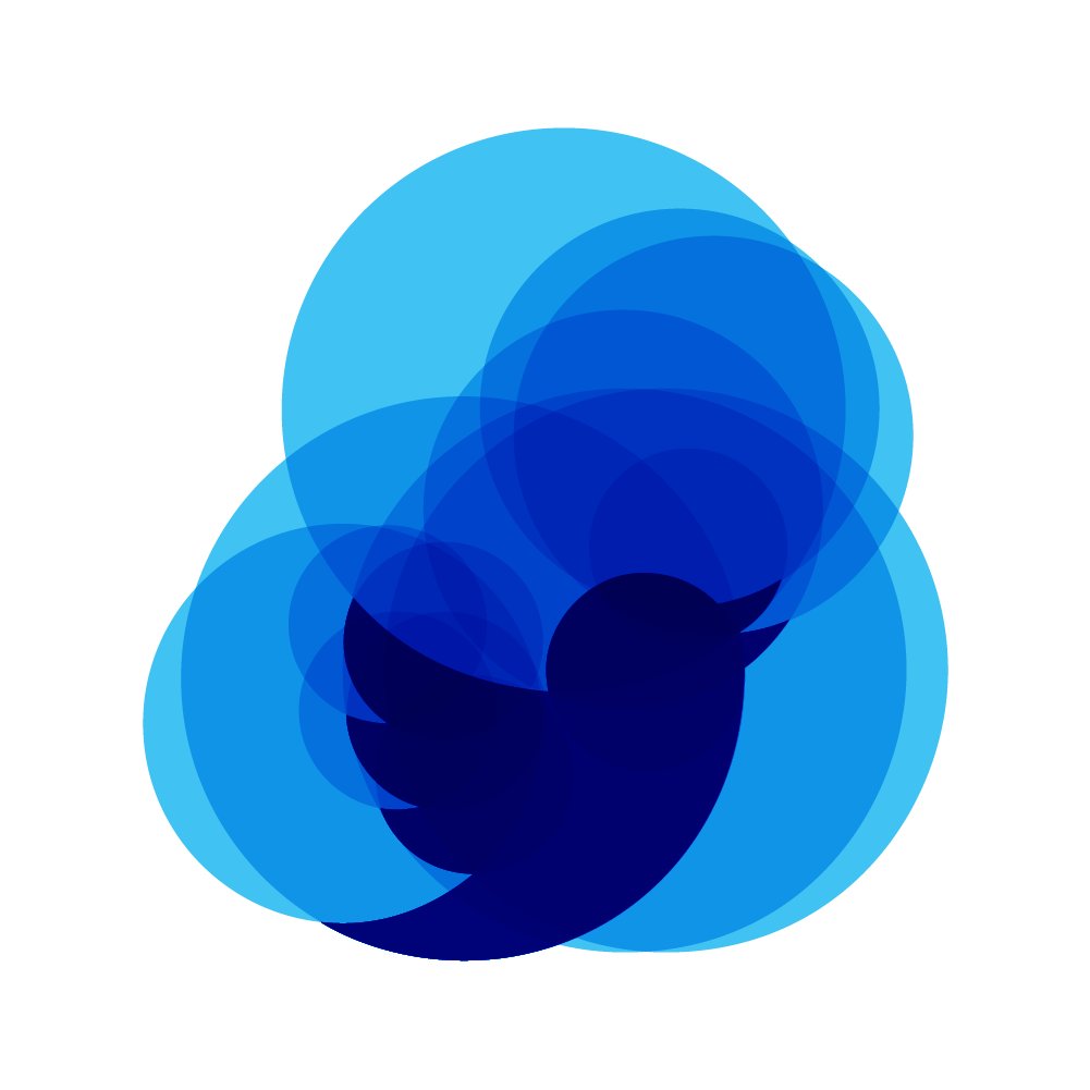 shannonlada's tweet image. Martin Grasser fue el diseñador a cargo del Twitter Bird del que nos despedimos hace poco.

Un logo que resulta de 15 círculos superpuestos, que resaltan las partes del cuerpo del pájaro azul: las alas, la cabeza, el pico y el vientre.

Simple y efectivo. Maravilloso. #TwitterX