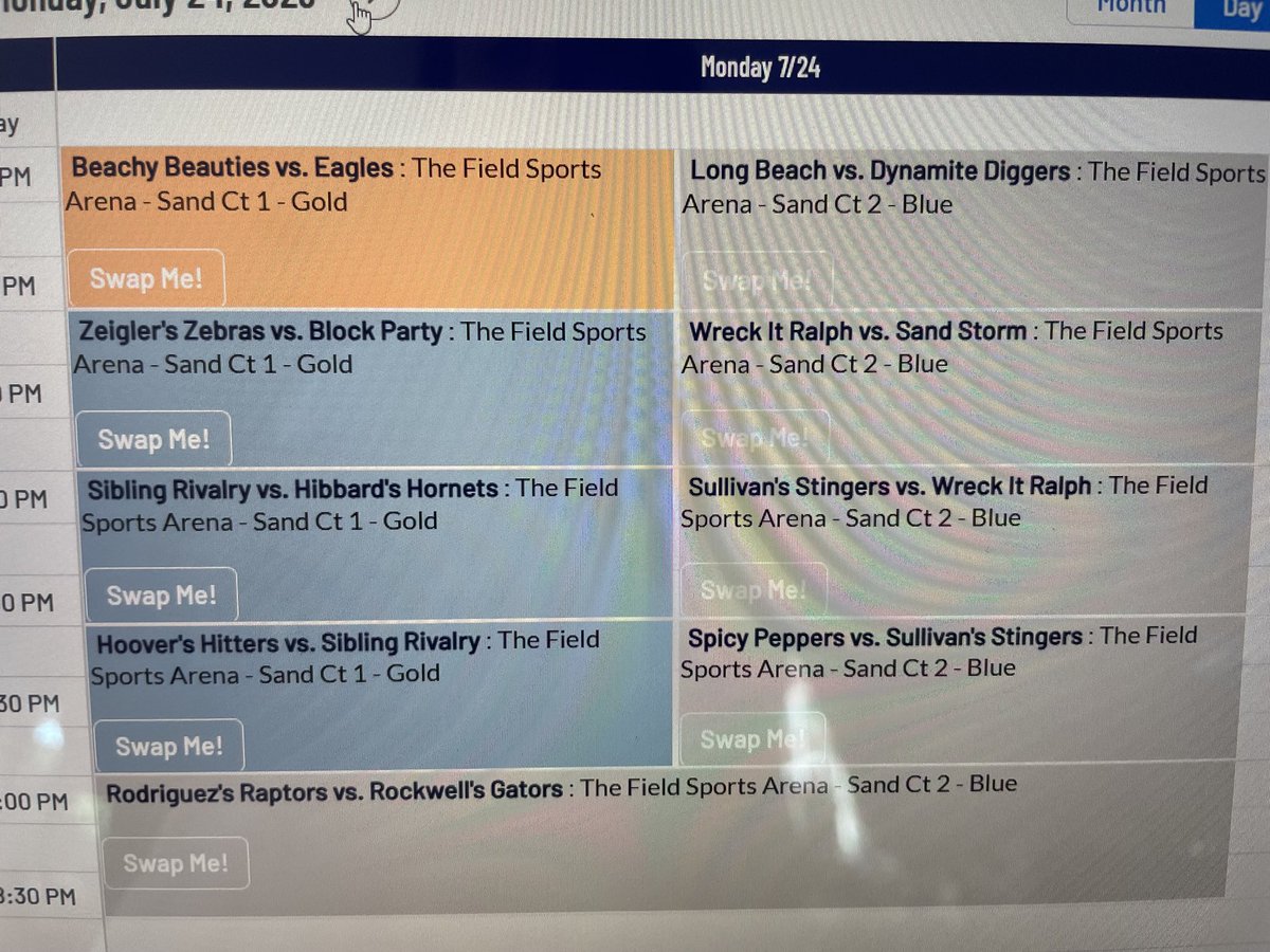 Games are still scheduled for tonight at The Field. Please keep watch for thunder, if the storm moves in then games will be cancelled.