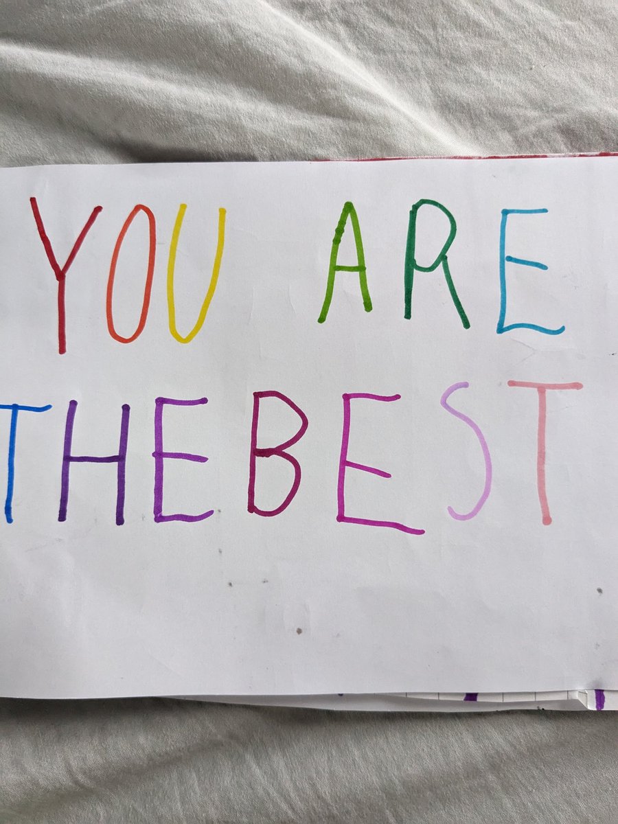Just a testament to my brilliance from my youngest admirer/child