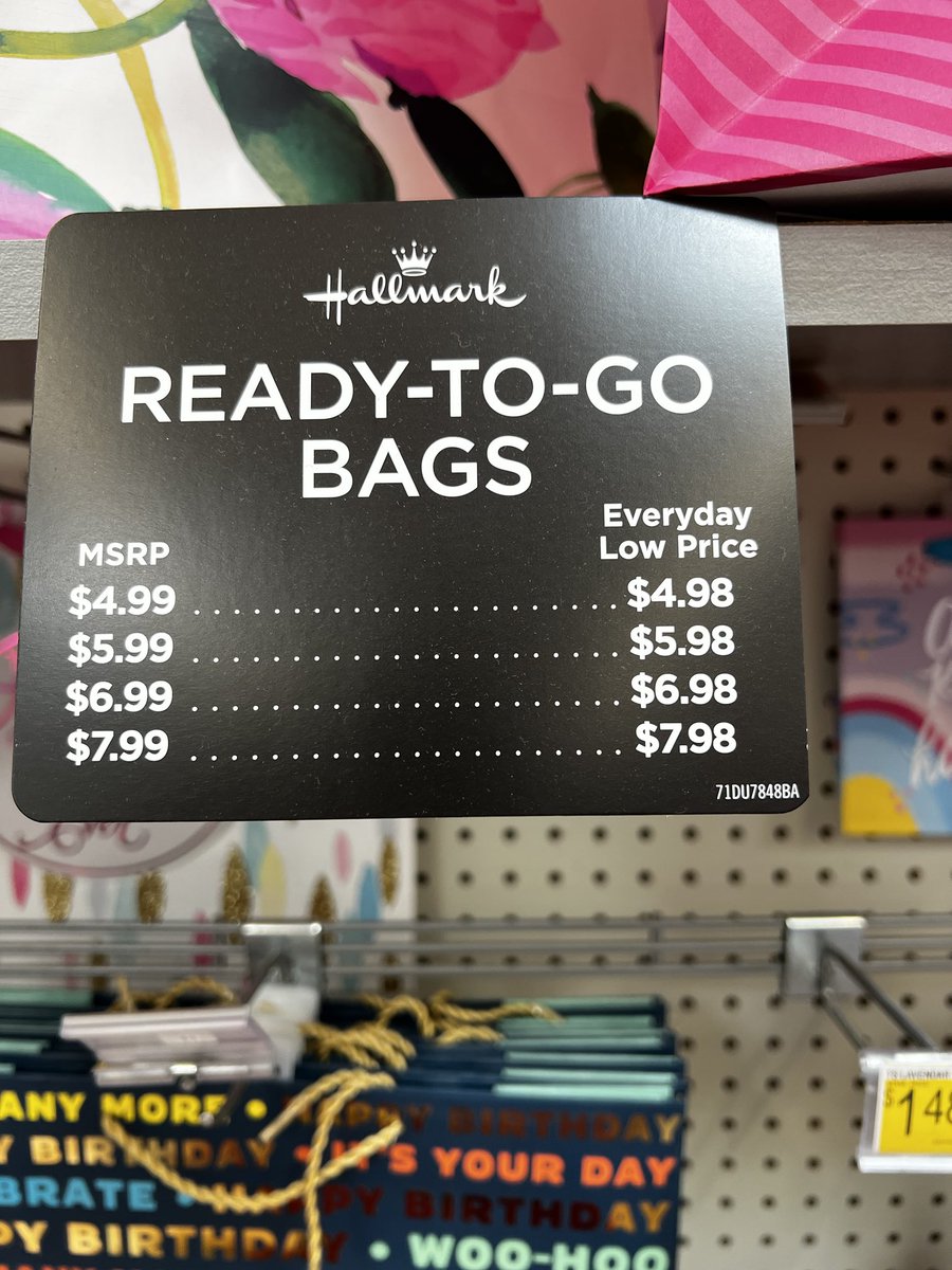 Smart Shopper find at Walmart today! You’re welcome! EVERY penny counts.