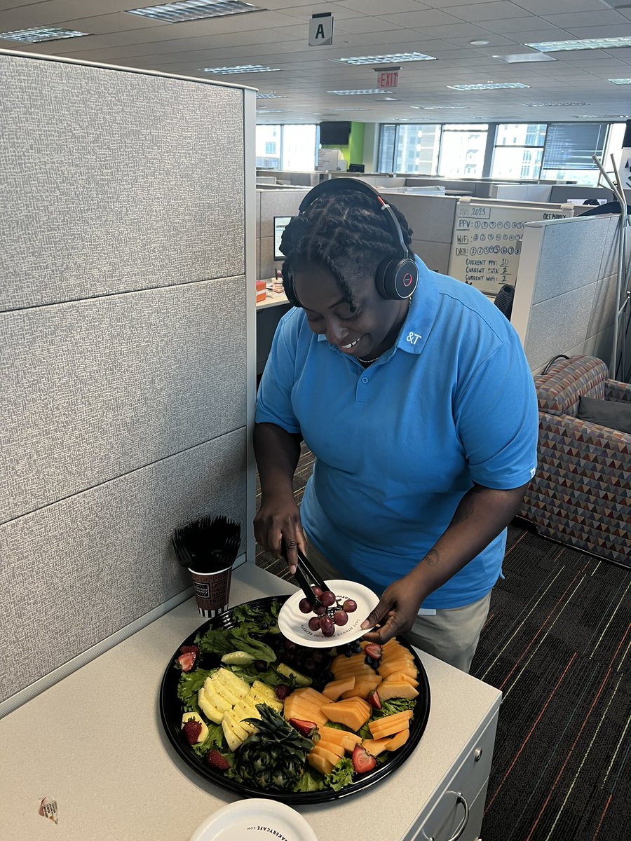 Jazma Hines (@jh724k) on Twitter photo Great way to get back in the groove from vacation. #ATL4 kicking off #SelfCareWeek with Fresh Fruit and Berries for #InternationalSelfCareDay ✨
#LifeatAtt <a href="/VirtualSalesExp/">Virtual Sales Experience</a> <a href="/WeRtheNAC/">National Acquisition Centers</a> <a href="/sg939y/">Sharee’ de la Greaux</a> <a href="/SClasberry/">Shemika Clasberry</a> <a href="/thedoscarver/">Scott Carver</a> <a href="/OSA_Teams/">OSA</a> Great way to get back in the groove from vacation. #ATL4 kicking off #SelfCareWeek with Fresh Fruit and Berries for #InternationalSelfCareDay ✨
#LifeatAtt <a href="/VirtualSalesExp/">Virtual Sales Experience</a> <a href="/WeRtheNAC/">National Acquisition Centers</a> <a href="/sg939y/">Sharee’ de la Greaux</a> <a href="/SClasberry/">Shemika Clasberry</a> <a href="/thedoscarver/">Scott Carver</a> <a href="/OSA_Teams/">OSA</a>