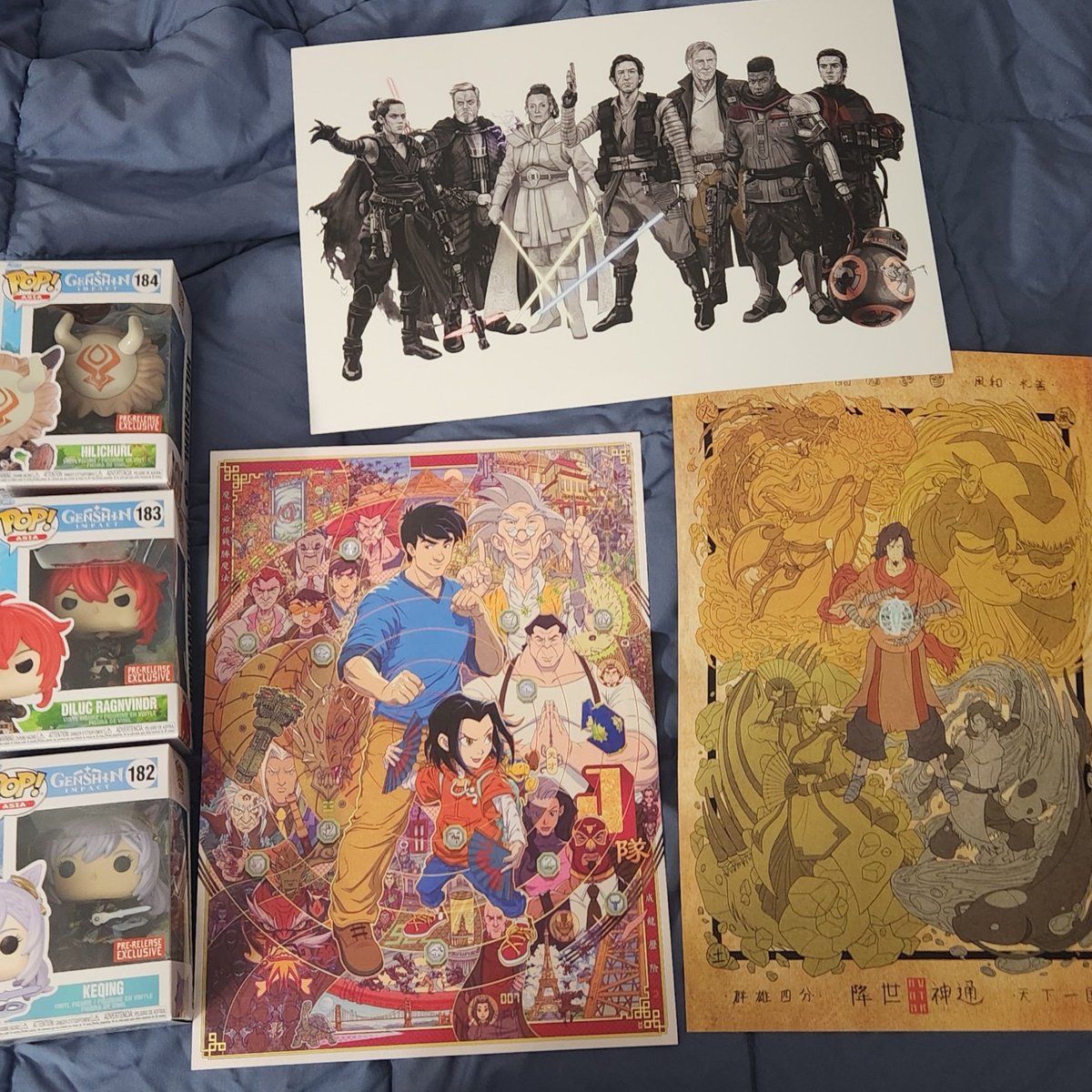MSquirtleiscool's tweet photo. This year at San Diego Comic con 2023, I spent a little over $400. Pretty much average 100 per day.. I say I was pretty tamed xD. #SDCC2023 #anime #marvel #StarWars #pokemon #disney #GenshinImpact #tamagachi https://t.co/R3rnDfTwTO
