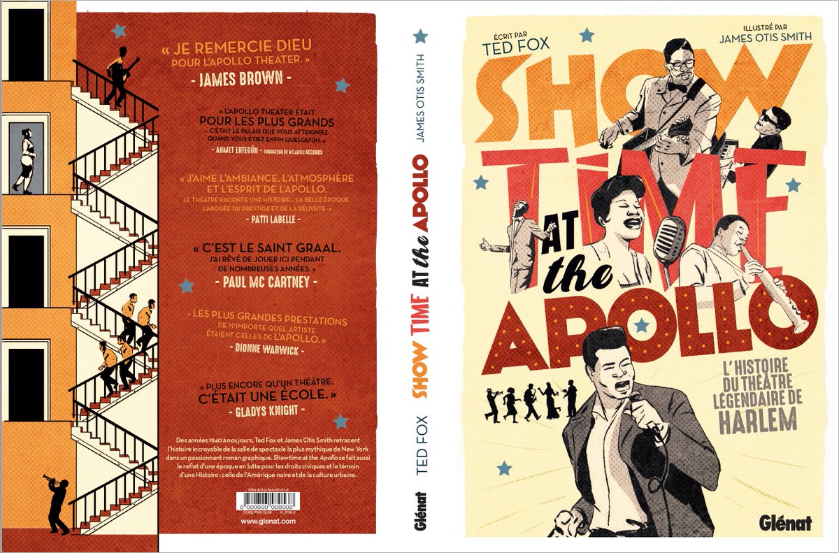 TedFox's tweet photo. Parlez-vous français? Mesdames et Messieurs... The French edition of my graphic novel "Showtime at the Apollo: The Epic Tale of Harlem's Legendary Theater" will be published by @GlenatBD  on September 6! @ApolloTheater https://t.co/iu1FTGE1YM