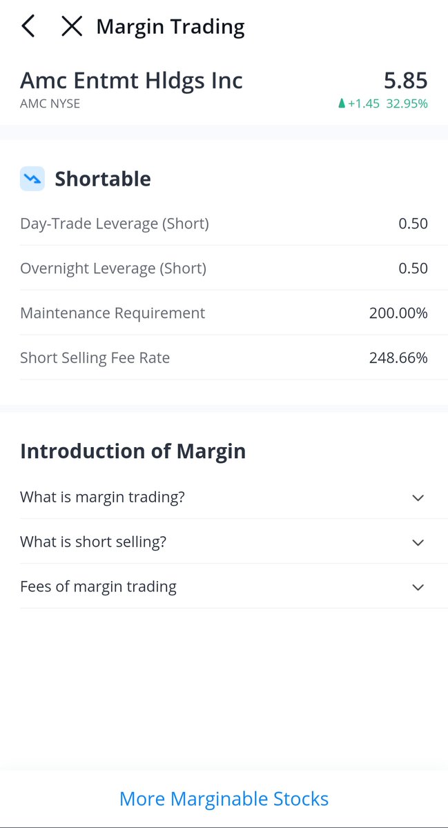 fupacabra420's tweet photo. Un-fkn-believable! #AMC #HTBFEE on webull magically drops to 248% from 1095.95% at market close. These fkrs will get their karma. That you can be sure of. She misses NO one! #SECISCOMPLICIT @SECGov @DOJCrimDiv @The_DTCC #WENACTION #WENRICO? https://t.co/jF76pfQhw1