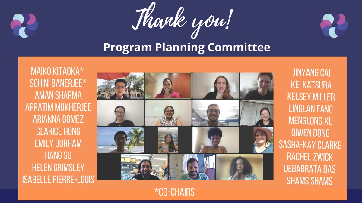 As ISFS 2023 nears, let's take a moment to thank the hard-working postdoc volunteers who are organizing a stellar symposium!