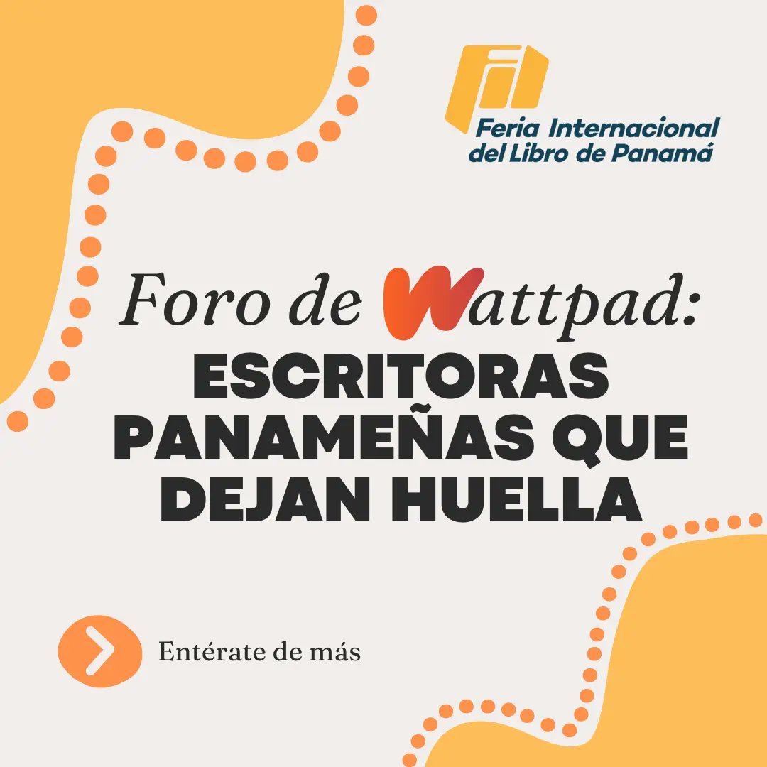 ersantanabooks's tweet image. ¡Este año no solo estaré en la FIL de Panamá gastando todos mis ahorros, sino también participando en un foro presencial de sobre Wattpad!