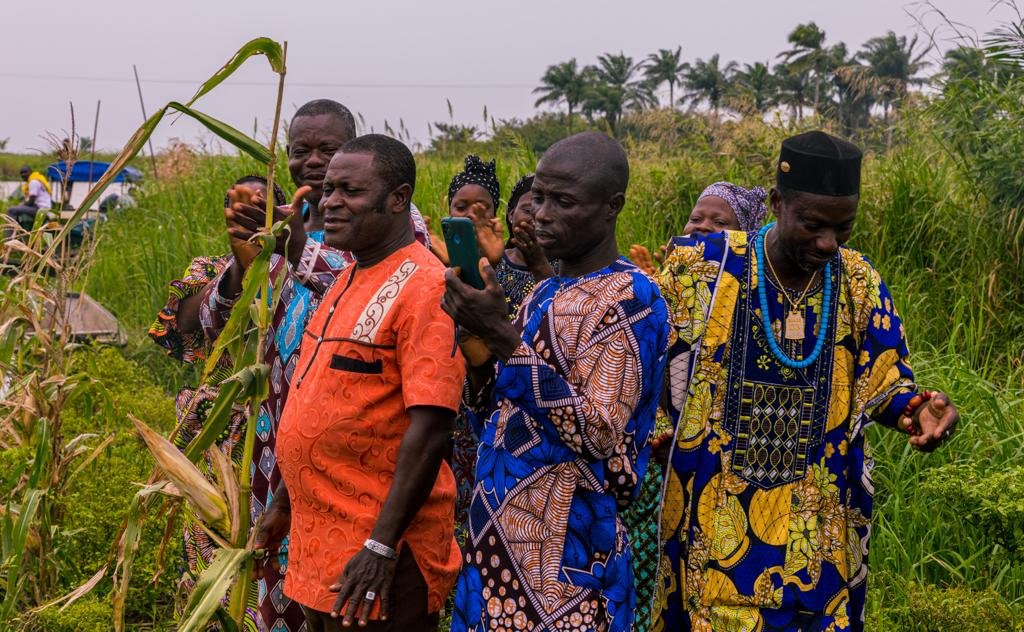 UNBenin's tweet photo. "La production maraîchère dans la coopérative de Kpomè #Aguégués a doublé ainsi que le nombre de producteurs passé de 11 à 26 grâce au #PADMAR sur financement du @FIDAfriqueOuest, @gouvbenin &amp; les fonds Opep", a déclaré le producteur Hounmenou Johane.
 
 👉🏼#SupervisionPadmar2023 https://t.co/a58Ks6zXJL