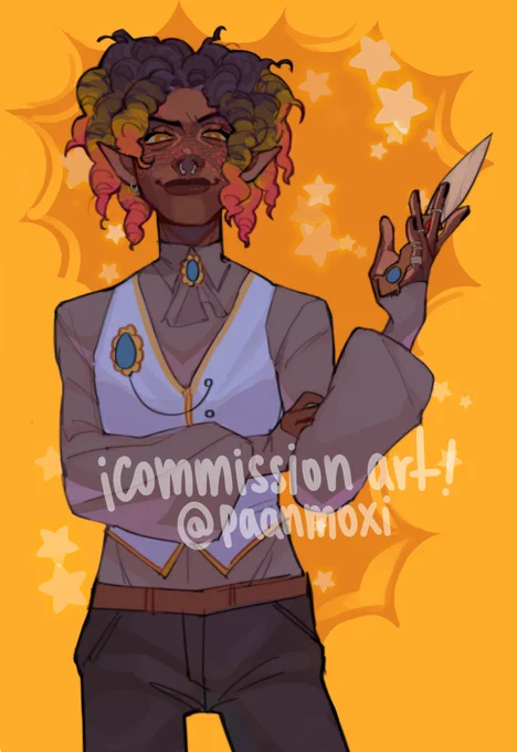 LOVED THE COLORS #commissionart