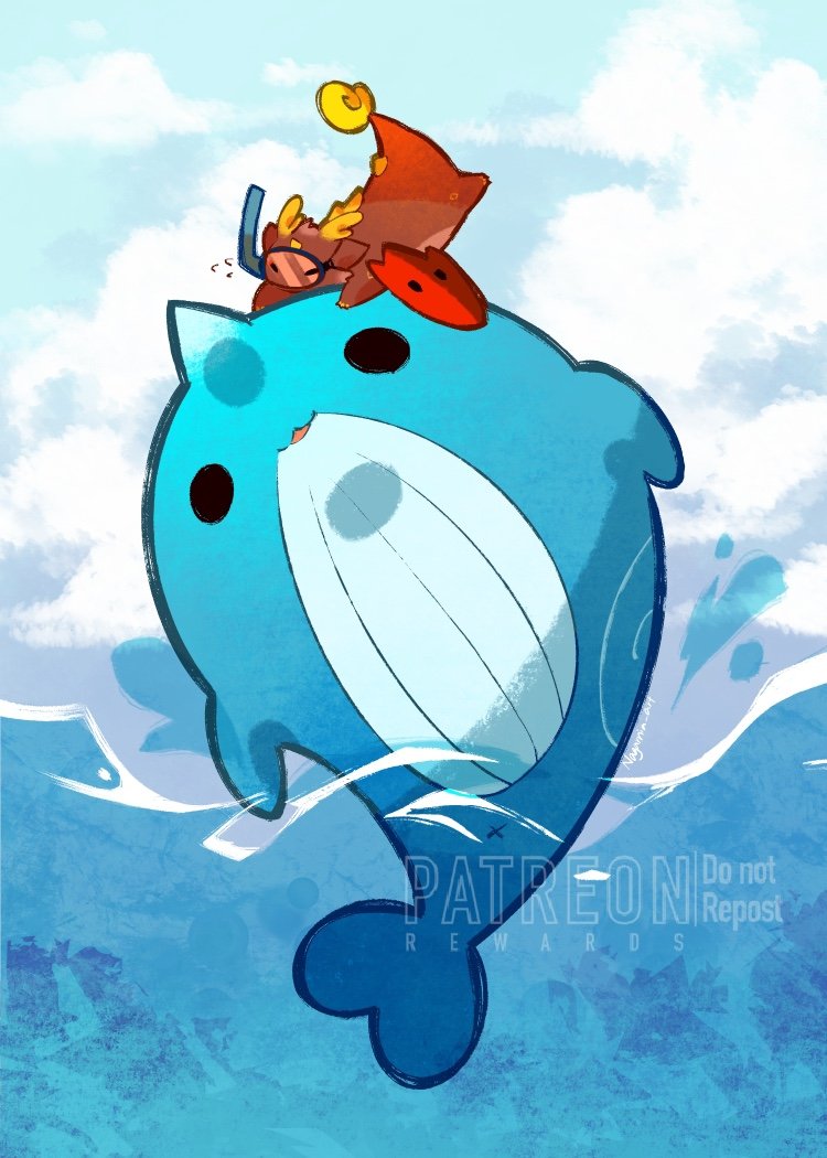 no humans cloud water on head riding pokemon (creature) watermark  illustration images