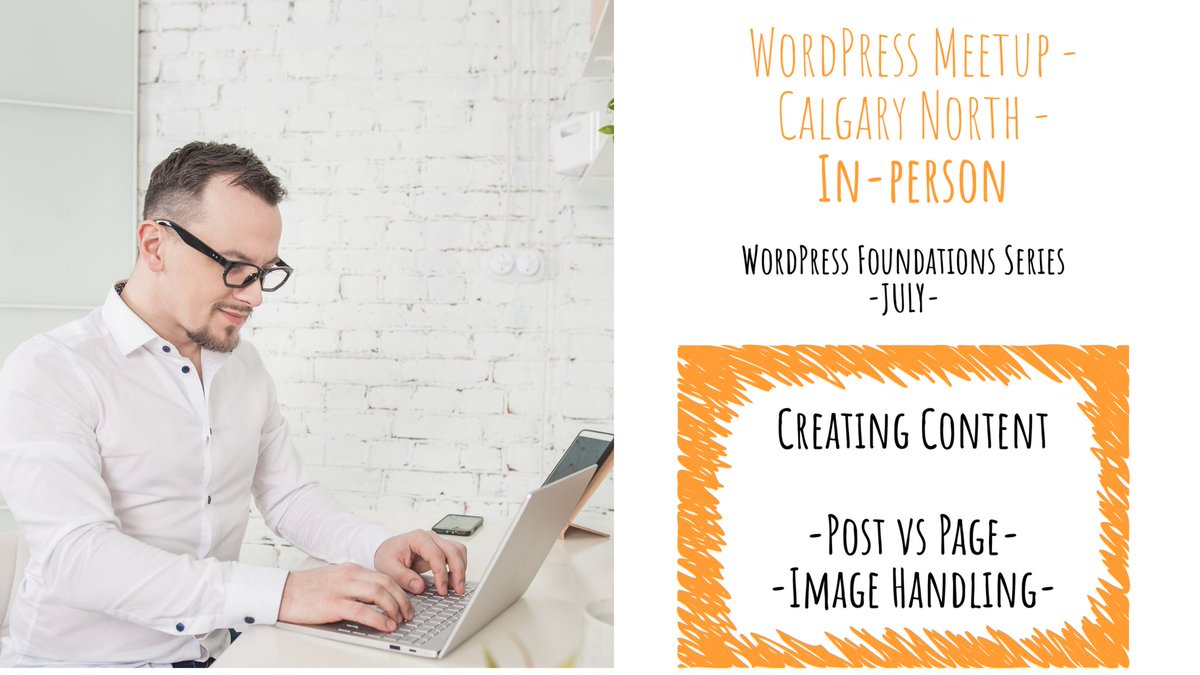 OrangeAmbition's tweet image. Are you joining us tomorrow? Learn about post vs pages, image handling for website speed, touch on WordPress themes. Let's build together!
All happening at
❗6:30pm Huntington Hills Community Association❗
North #YYC #LearnWordPress
RSVP at bit.ly/43cA5bR