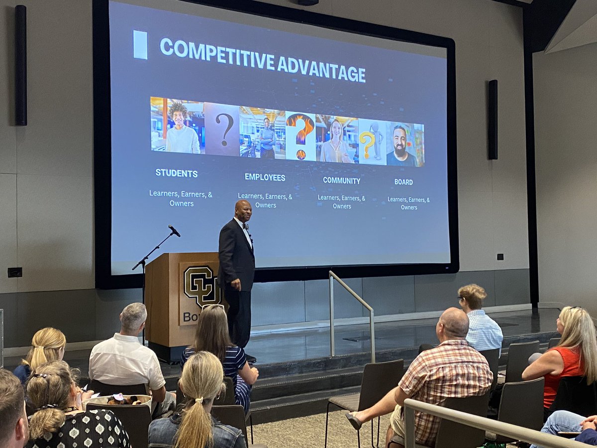 We tend to categorize and create checkboxes for groups

They are all
Learners
Earners
Owners

And they need us to to push through “No” and the barriers that prevent us from moving
from ideas💡 
to the implementations🛠️ 
that will impact them

<a href="/pres_torrence/">Dr. Michael Torrence</a> keynoting #BadgeSummit
