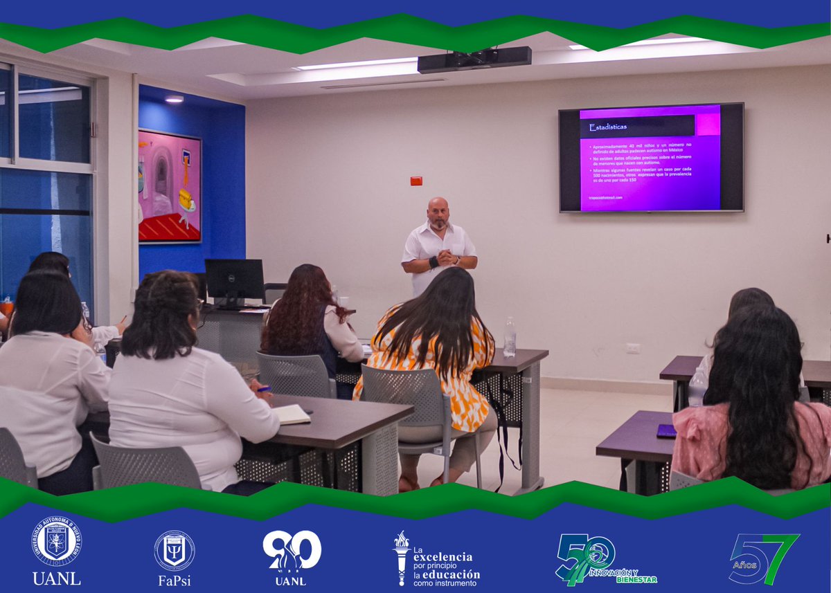Psicologia_UANL's tweet photo. #CapacitaciónFaPsi | La #FaPsi de la #UANL impartió el curso de capacitación "Evaluación Neuropsicológica con enfoque en Trastorno de Espectro Autista" para psicólogos(as) del DIF de Salinas Victoria. #InnovaciónYBienestar #ExcelenciaYEducación Más: https://t.co/dTxr9R5DGz https://t.co/ADfLQLH4cA