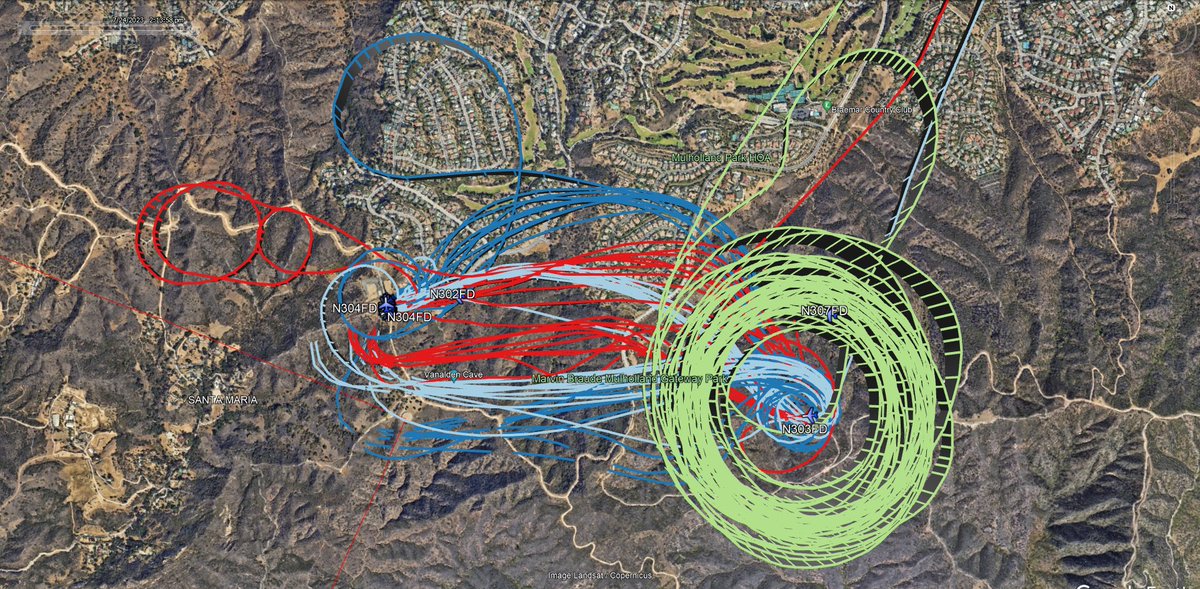fire_feeds's tweet photo. Firefighting aircraft fighting the 3 acres #MulhollandFire Below Dirt Mulholland, east of #ResedaBoulevard #LosAngeles #LosAngelesCounty #CA 
https://t.co/YZ8UuAbOlc
https://t.co/xiT70jBKCW

#DynamicAvlease as #OESIntel24
#Intel24 #N43U Air Tactical Aircraft #FIRIS

#LAFD
#Fire02 #N302FD Type II Heli
#Fire03 #N303FD Type II Heli
#Fire04 #N304FD Type II Heli
#Fire07 #N307FD Type III Heli
🔥