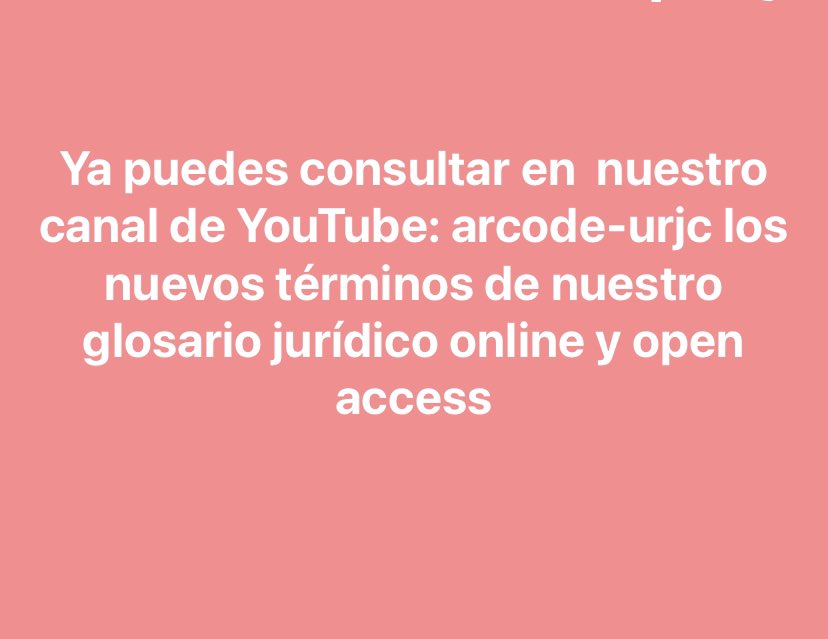 arcode_urjc's tweet photo. Aprende Derecho de otra manera más eficaz https://t.co/lLp8BAY2bd